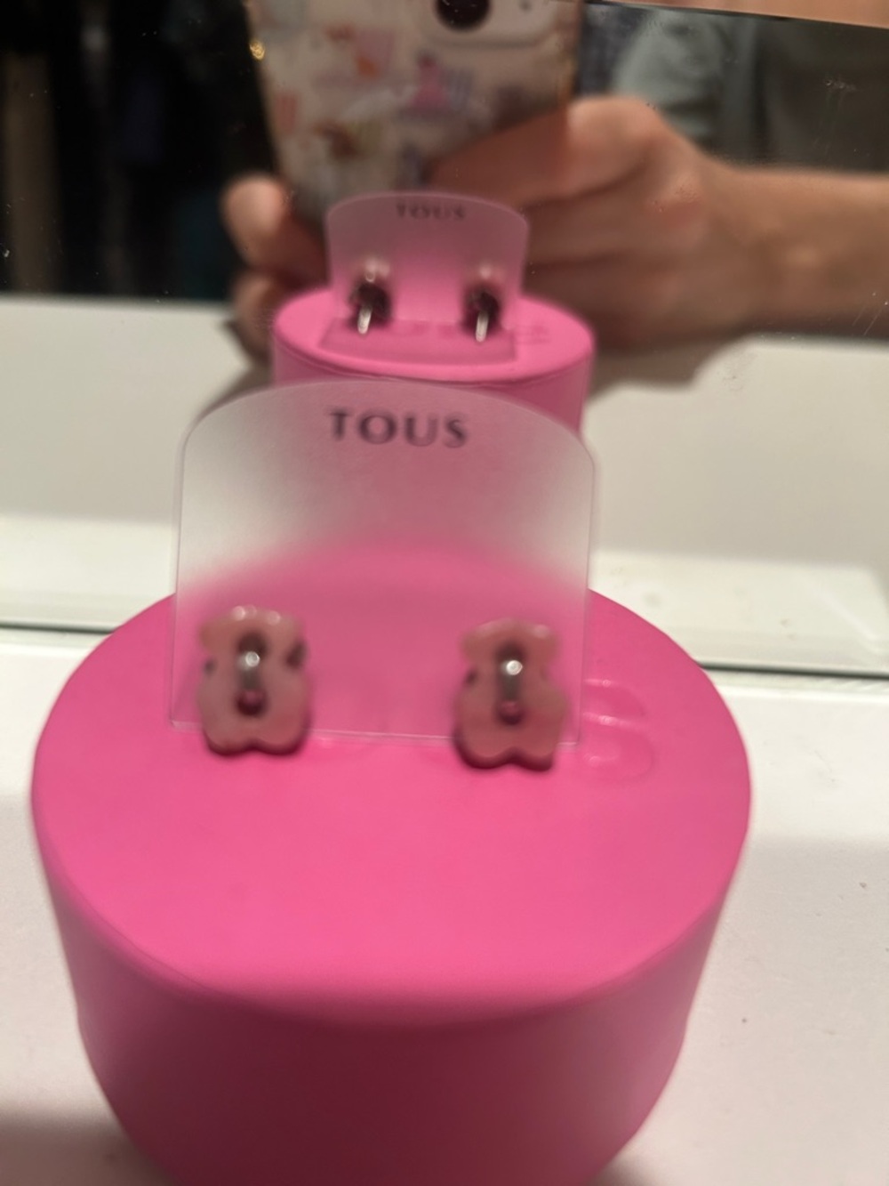 TOUS cruise bear silhouette earrings - Picture 2 of 3